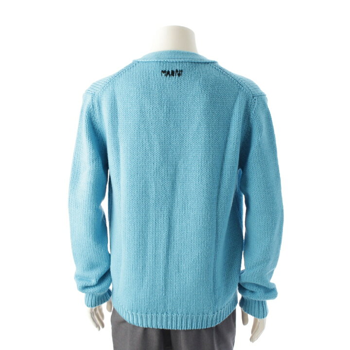 楽天市場】マルニ MARNI 23SS バックエンブロイダリーロゴ Vネック 