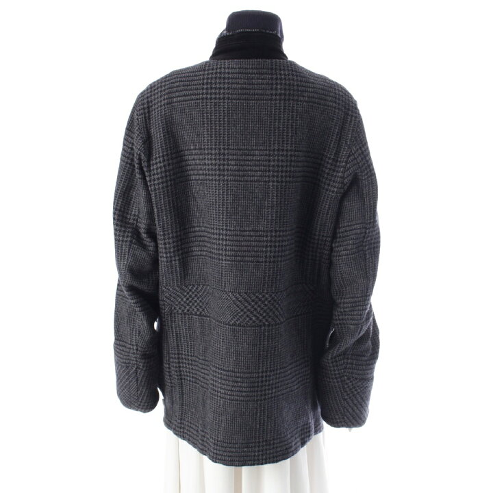 楽天市場】サカイ Sacai 18AW ウール ドッキング グレンチェック 