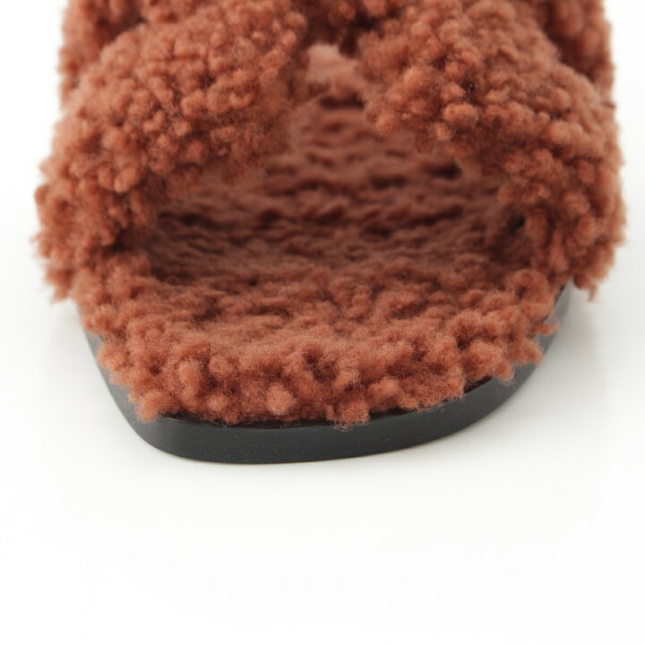 楽天市場】エルメス HERMES オラン ボア ムートン Hモチーフ フラット  