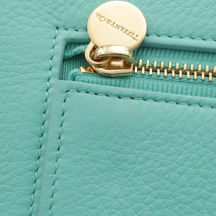 ティファニー TIFFANY&Co. レザー ロゴ セカンド クラッチバッグ 