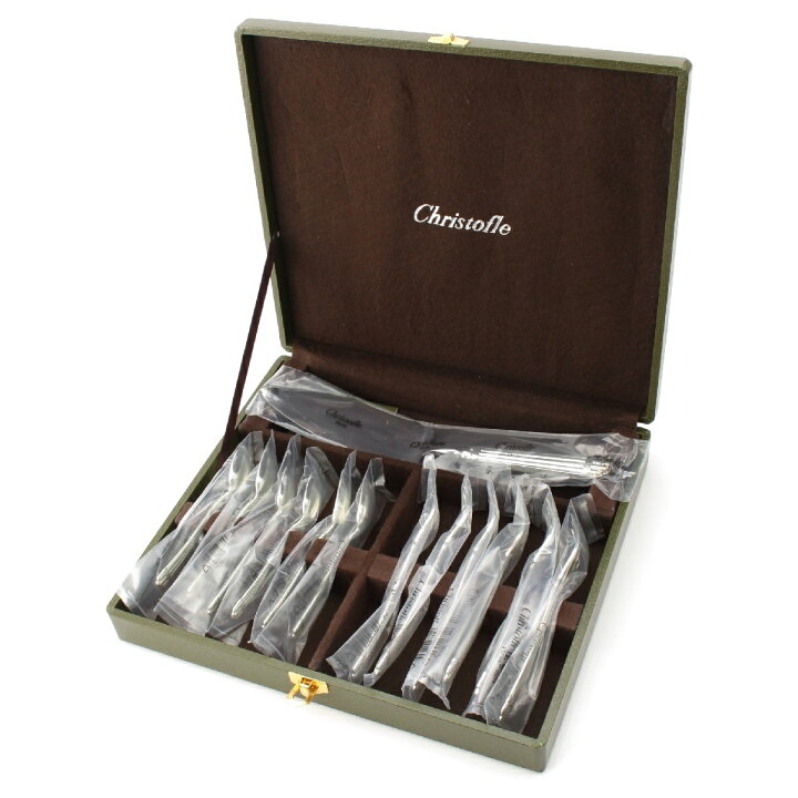 中古】未使用品 クリストフル Christofle スプーン セット 12本  