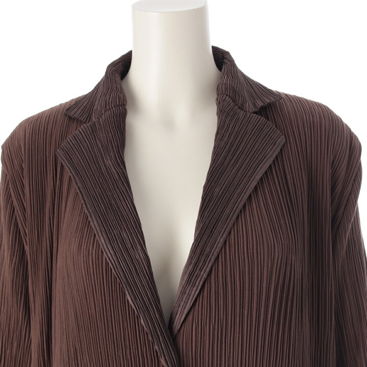 楽天市場】イッセイミヤケ ISSEY MIYAKE プリーツ ロング コート  