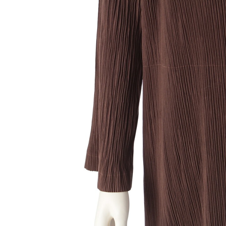 楽天市場】イッセイミヤケ ISSEY MIYAKE プリーツ ロング コート  