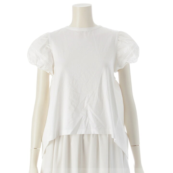 楽天市場】ヨーコチャン YOKO CHAN コットン パフスリーブ ペプラム  