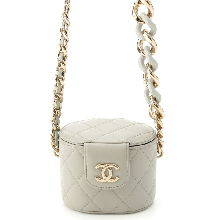 楽天市場】シャネル CHANEL マトラッセ ラムスキン ミニ バニティ 