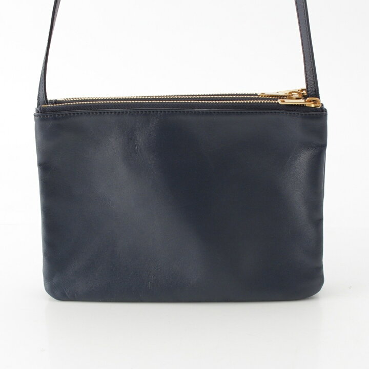 楽天市場】セリーヌ CELINE トリオ ラージ レザー ショルダーバッグ 