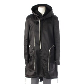 リックオウエンス Rick Owens 21FW BAUHAUS バウハウス フィッシュテール ジップ コート アウター RU02A5971-NB ブラック 44【中古】【正規品保証】