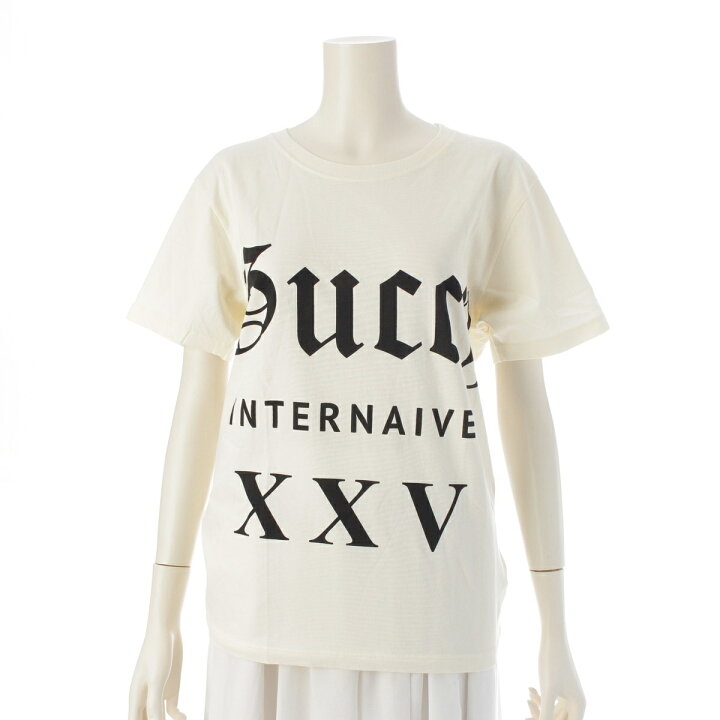 楽天市場】グッチ GUCCI コットン GUCCI INTERNAIVE ロゴ 半袖Tシャツ  