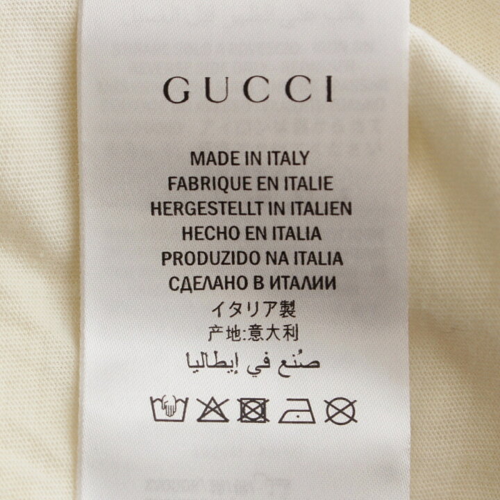 楽天市場】グッチ GUCCI コットン GUCCI INTERNAIVE ロゴ 半袖Tシャツ  