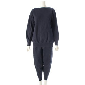 ローブドシャンブルコムデギャルソン robe de chambre COMME des GARCONS 88AW AD1988 バックプリント ロゴ スウェット プルオーバー パンツセットアップ RT-080020 ブラック ワンサイズ【中古】【正規品保証】