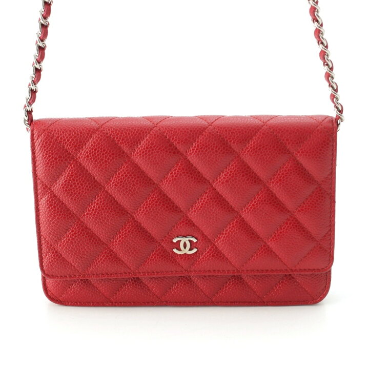 楽天市場】シャネル CHANEL キャビアスキン マトラッセ チェーン 