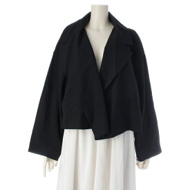 ローブドシャンブルコムデギャルソン robe de chambre COMME des GARCONS AD1996 97SS ウール ボディミーツ ドレス クロップド 短丈 ジャケット RJ-100020 ブラック【中古】【正規品保証】