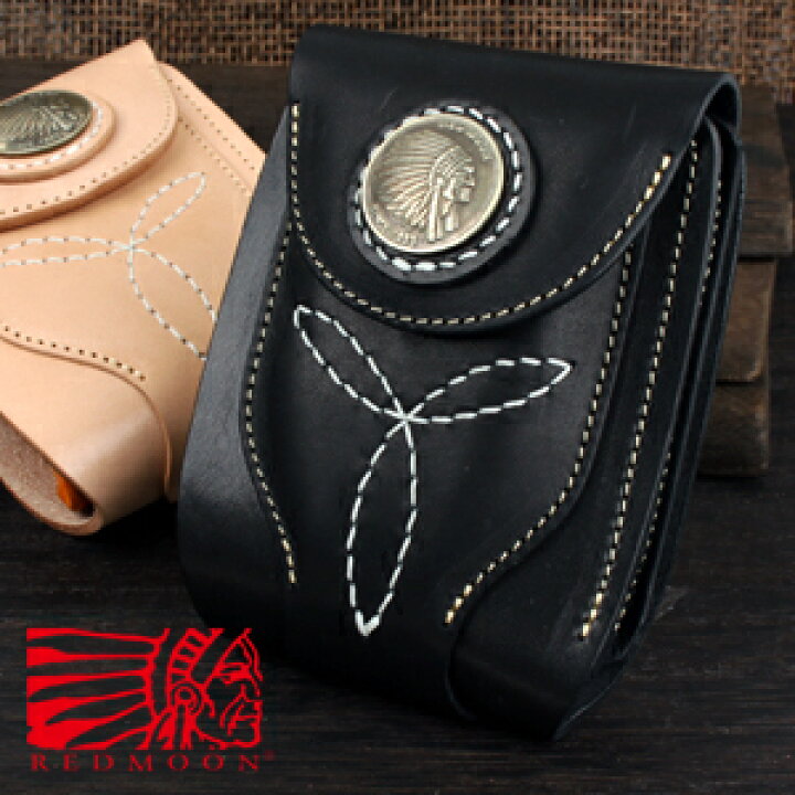 楽天市場】REDMOON レッドムーン 二つ折り財布 PEACEMAKER-01II[メンズ  