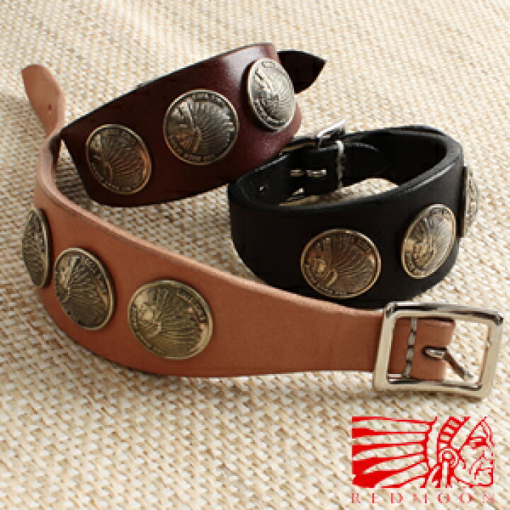 楽天市場】REDMOON レッドムーン リストバンド WB-3A[メンズ 男物 本革 