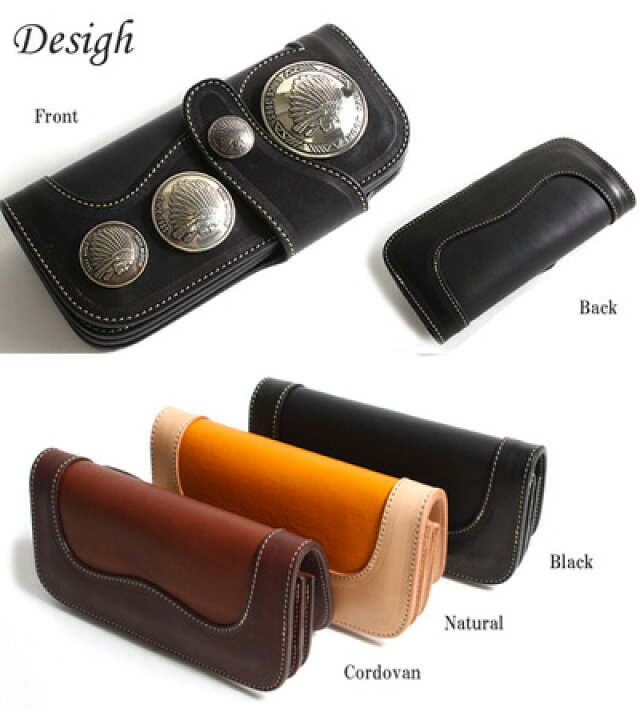 楽天市場】REDMOON レッドムーン 長財布 革 コンチョマスター/メガ 