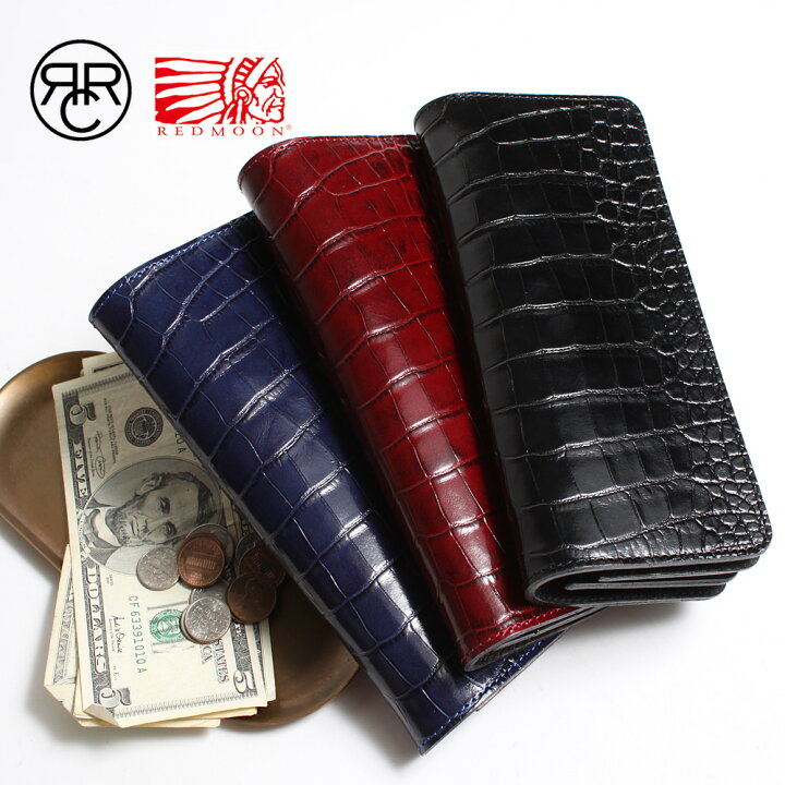 楽天市場】REDMOON レッドムーン RRC 長財布 革 レザー エンボス  