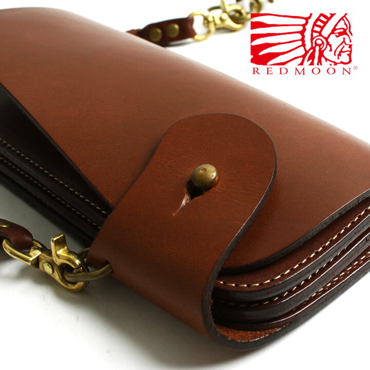 楽天市場】REDMOON レッドムーン ウォレットロープ付ウォレット 革  