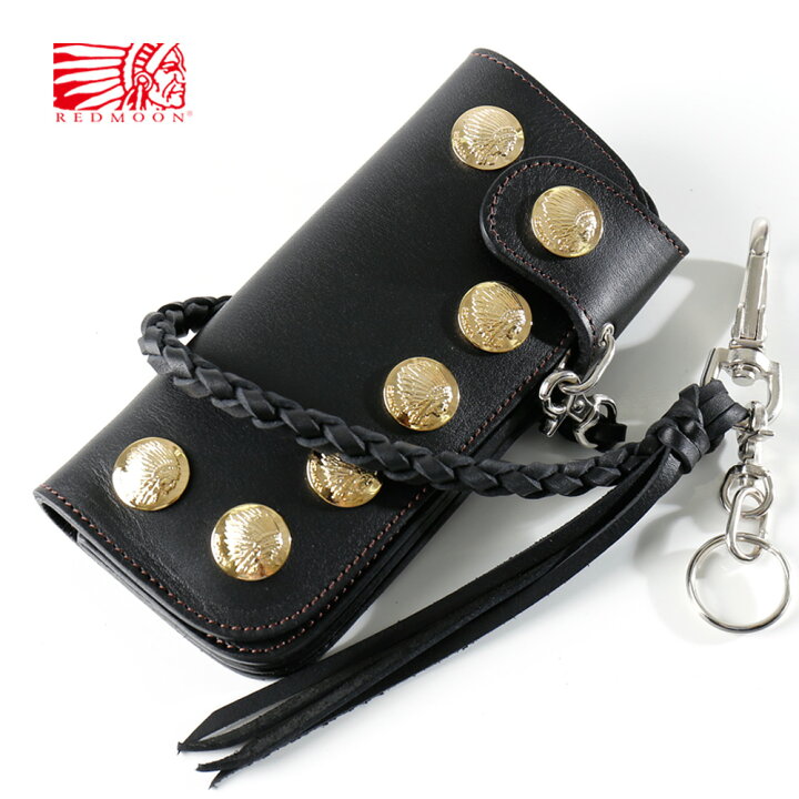 楽天市場】REDMOON レッドムーン オールドバイカー ロングウォレット  