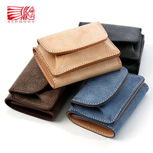 REDMOON ���b�h���[�� �C�^���A�����U�[�i�A���X�J�j �R���p�N�g�~�j�E�H���b�g Compact Mini Wallet AL-WMW[�����Y �j�� �{�v �A���X�J ���{�� �E�l �� ���z �v���z �E�H���b�g �V���[�g�E�H���b�g ��