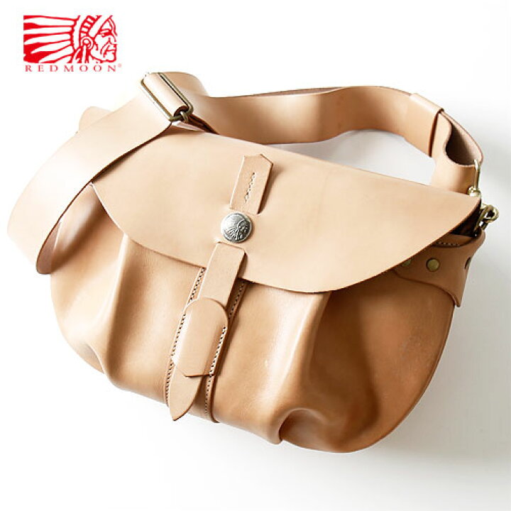 楽天市場】REDMOON レッドムーン Saddleleaher Shoulder Bag MINK-ZS 