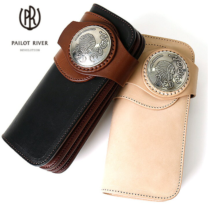楽天市場】PAILOT RIVER ロングウォレットグランドマスターコンチョ PR 