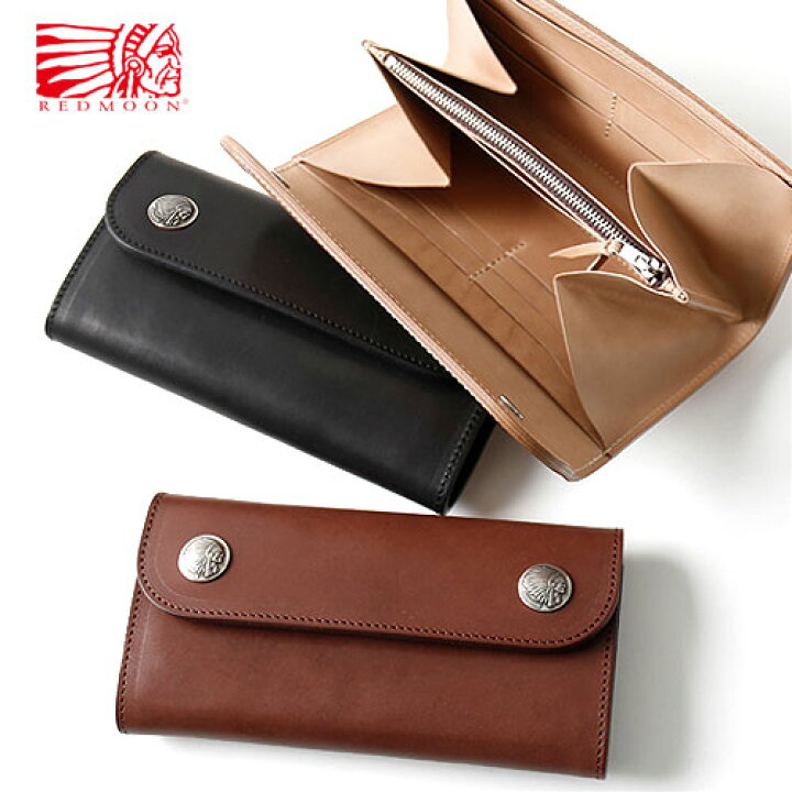 楽天市場】REDMOON レッドムーン Long Wallet ConchoRM-THW04Z[ロング  