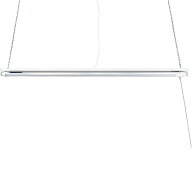 プルスイッチ付き直管LED蛍光灯 40形 120cm 昼光色 18W 2200lm 吊下げチェーン AC電源コード付きトラフ器…