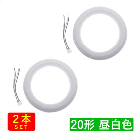 （2本セット）丸形LED蛍光灯 FCL 20形 11W 1200lm 昼白色(5000K) グロー式工事不要【G10q固定口金タイプ】 送料無料 (沖縄・離島を除く) 節電 電気代節約