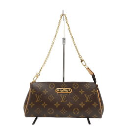 【楽天スーパーSALE 2万円値引き さらにクーポン】 LV ルイヴィトン Louis Vuitton エヴァ ハンドバッグ 肩掛け チェーン ショルダー ミニ シグネチャープレート モノグラム ロゴデザイン 定番 エレガント ブラウン ゴールド金具 レザー M95567 レディース 【中古 ABランク】