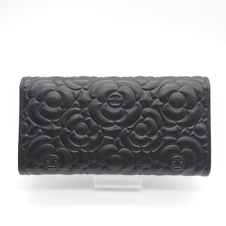 楽天市場】シャネル CHANEL カメリア 長財布 財布 ココマーク 二つ折り 