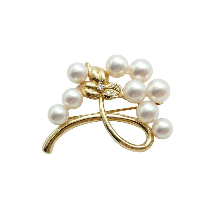 楽天市場】田崎 TASAKI パールブローチ アクセサリー 花 植物 華やか 