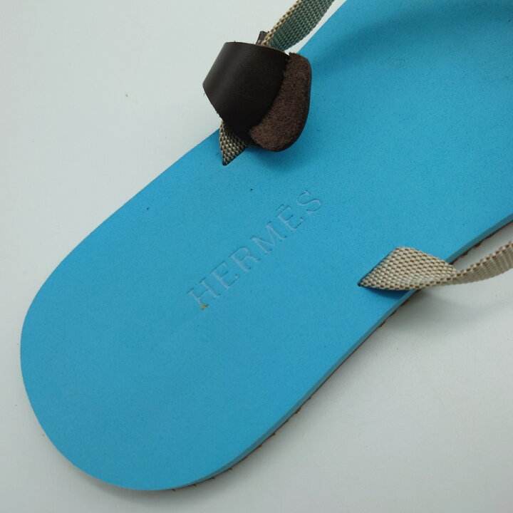 楽天市場】【未使用】 エルメス HERMES ビーチサンダル 小物 