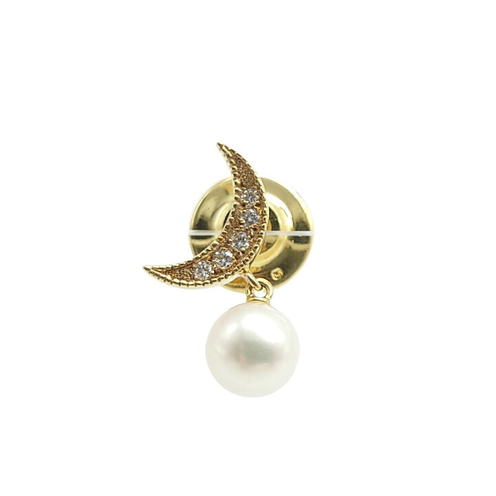 楽天市場】ミキモト MIKIMOTO ピンブローチ アクセサリー ムーン 月  