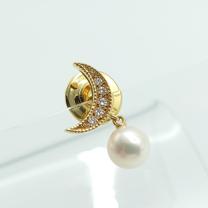 楽天市場】ミキモト MIKIMOTO ピンブローチ アクセサリー ムーン 月  