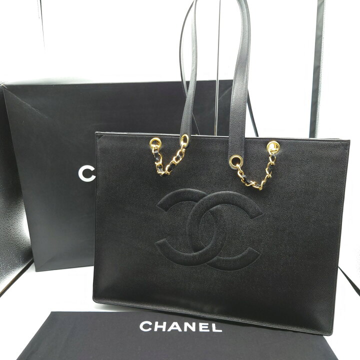 楽天市場】シャネル CHANEL チェーントート バッグ 肩掛け ショルダー 