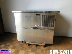 【中古】厨房 業務用 パナソニック Panasonic スタックオン 製氷機 キューブアイス SIM-S241N 3相 200V 240kg セル方式 SIM-202B2 ストッカー付