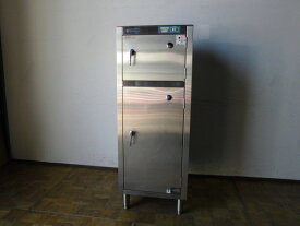 【中古】厨房 ニチワ 業務用 電気式 消毒保管庫 包丁 まな板 殺菌庫 SC-205 100V 2枚扉 包丁20＋まな板5 紫外線 殺菌灯 乾燥機能無