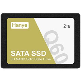 Hanye 内蔵型 SSD 2TB 2.5インチ 7mm 3D NAND採用 SATAIII 6Gb/s 550MB/s 正規代理店品 メーカー5年保証