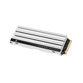 CORSAIR MP600 ELITE 1TB PCIe Gen4 x4 NVMe M.2 SSD PlayStation 5/PS5 適用 M.2 2280 フォームファクタ 薄型アルミニウム製ヒートシンク 高密度 3D TLC NAND ホワイト CS