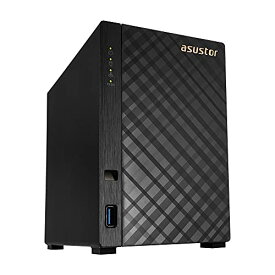 ASUSTOR Drivestor 2 |AS1102T|個人・家庭向け|2ベイ NASキット|Realtek RTD1296 4コア プロセッサ, 1GB DDR4 メモリ, 2.5GbE, USB3.2 Gen1 x2|3年保証