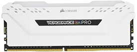Corsair DDR4-3200MHz デスクトップPC用 メモリ VENGANCE RGBシリーズ 16GB [8GB×2枚] ホワィト CMW16GX4M2E3200C16W