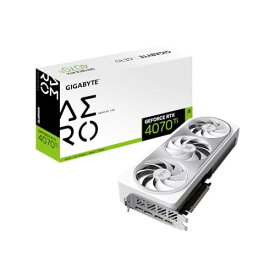 GIGABYTE NVIDIA RTX4070Ti SUPER 搭載 グラフィックボード GDDR6X 16GB【国内正規代理店品】 GV-N407TSAERO OC-16GD