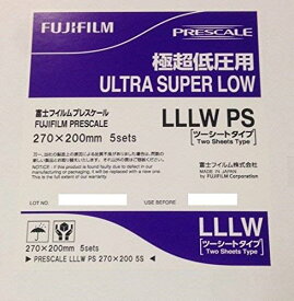 富士フイルム プレシート ツーシートタイプ 極超低圧用（LLLW PS） PRESCALE-LLLW-PS