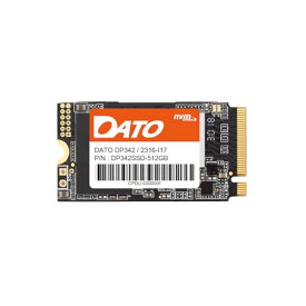 DATO(ダト) SSD 内蔵 DP342 M.2 2242 PCIe Gen3 x 4 NVMe 512GB 内蔵ソリッドステートドライブ (最大2500/1800 MB/s) ノートパソコン/タブレット/Legion Goに適用