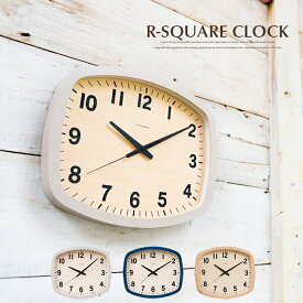 掛け時計 電波時計 NEW CHAMBRE R-SQUARE CLOCK CH-028 アール-スクエアクロック ウォールクロック 英国 ブリティッシュ シャンブル 壁掛け時計 インテリア 北欧 デザイン 時計 インターゼロ INTERZERO 壁掛け時計 木製 おしゃれ お祝い ギフト プレゼント