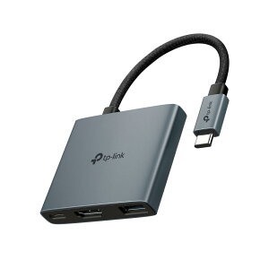 TP-Link USB Type-C 3�|�[�g �n�u 4K@60Hz HDMI / 100W �������d/USB 3.0 Type-A �|�[�g x1 �v���O���v���C Windows 11/10/8.1 Linux OS iPad OS iOS Chrome OS Nintendo OS �Ή� UH3020C