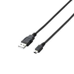 �G���R�� RoHS�w�ߏ��������z���p�b�P�[�W �G�RUSB�P�[�u�� USB2.0 A-miniB�^�C�v 5m �u���b�N U2C-JM50BK