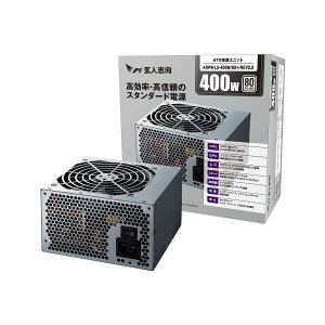 ���l�u�� �d�����j�b�g 400W ATX �d�� 80 PLUS �X�^���_�[�h PC�d�� 12cm�É��t�@�� KRPW-L5-400W/80+/REV2.0