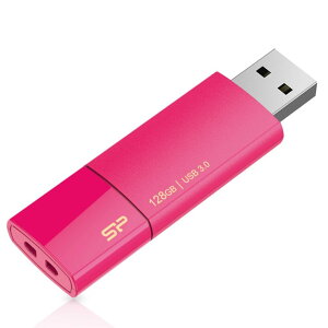 SP Silicon Power �V���R���p���[ USB������ 128GB USB3.0 �X���C�h�� Blaze B05 �s���N SP128GBUF3B05V1H