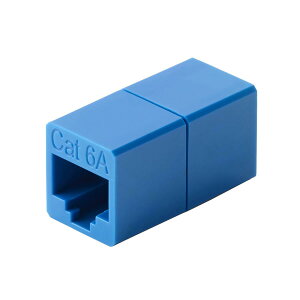 �G���R�� RJ45 ���p�R�l�N�^ Cat6A LAN�P�[�u�� ���� �A�_�v�^ UTP�d�l �u���[ LD-RJ45U6ABU